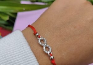 PULSERA ROJA INFINITO BRILLO