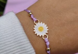 PULSERA FLOR LILA