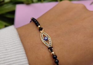 PULSERA NEGRA OJO