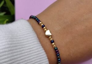 PULSERA CORAZÓN TORNASOL